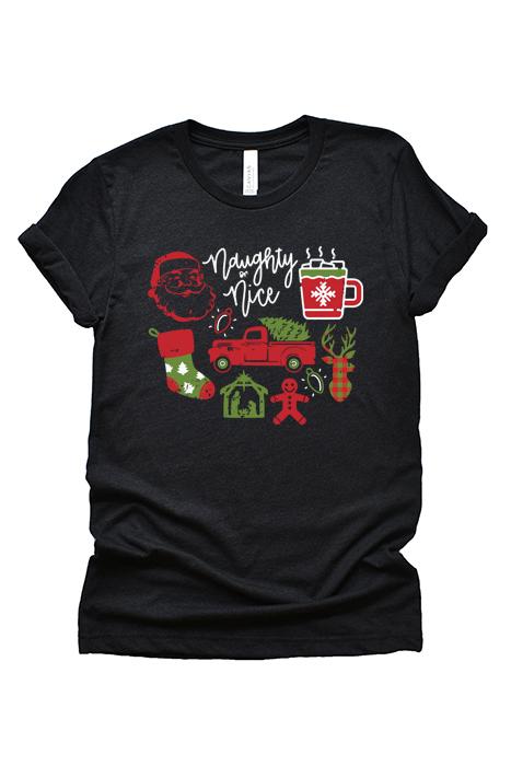 Naughty or Nice Tee - Premium Unisex T-Shirt