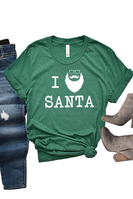 Festive Santa Love Tee - Unisex Comfort - Korvel