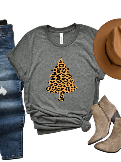 Cheetah Christmas Tree T-Shirt