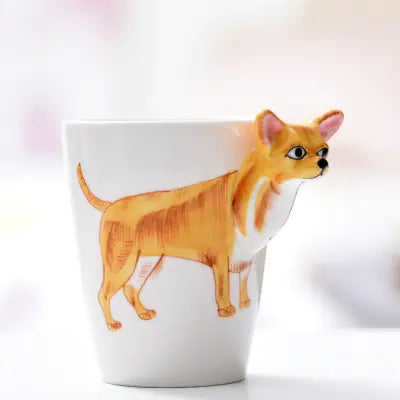 3D Animal Ceramic Mug - Unique Drinkware