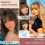 NAYOO Clip-In Bangs - Extensiones de Cabello Humano 100% Real