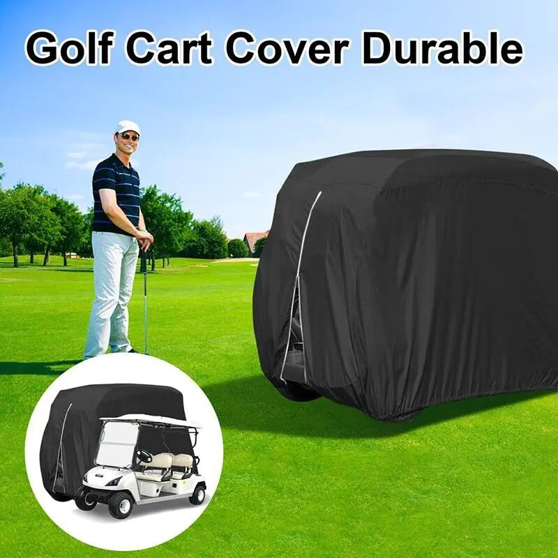 Premium Waterproof Golf Cart Cover for 4 Passengers