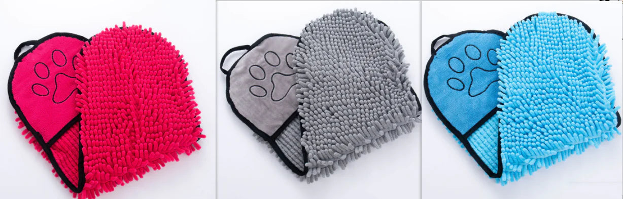 Chenille Super Absorbent Pet Towels