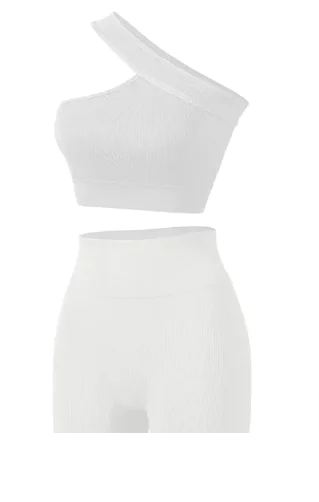 Soutien-gorge de sport off-shoulder pour femmes - Élégant et confortable