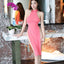 Cheongsam Largo Elegante para Mujeres con Cuello Halter
