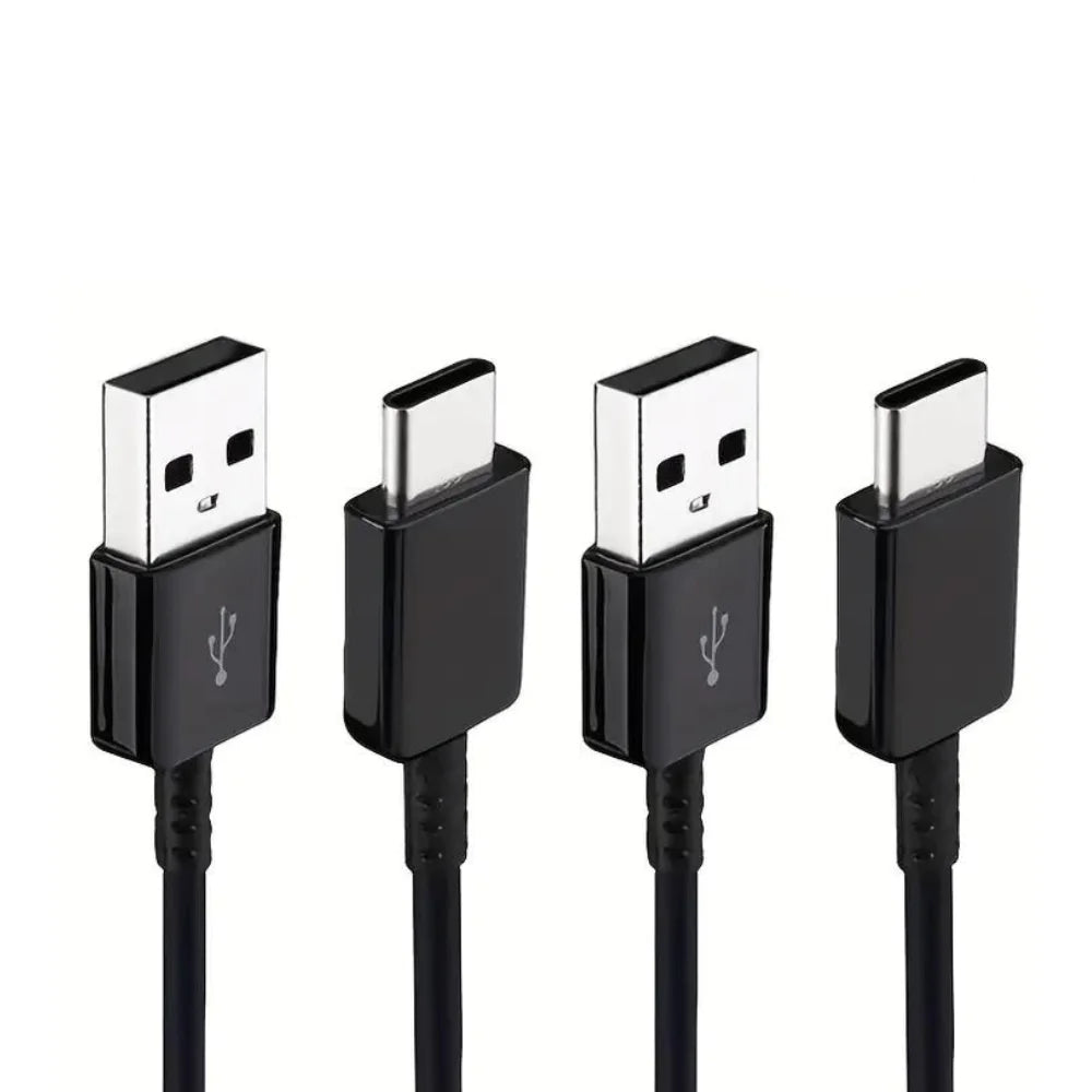 Paquete de 2 cables USB-C de 3 pies para carga y transferencia de datos