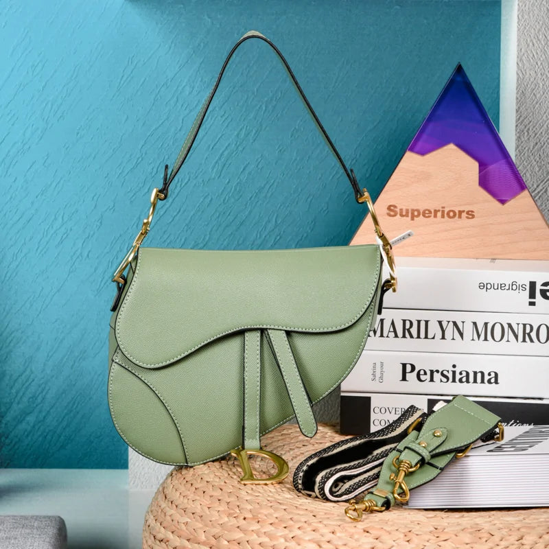Bolsos de Silla de Cuero Genuino para Mujeres
