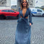 Women's Long Lantern Sleeve Dress