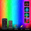 Luces de Cortina RGB Inteligentes LED Bluetooth - Guirnalda de Luces Versátil