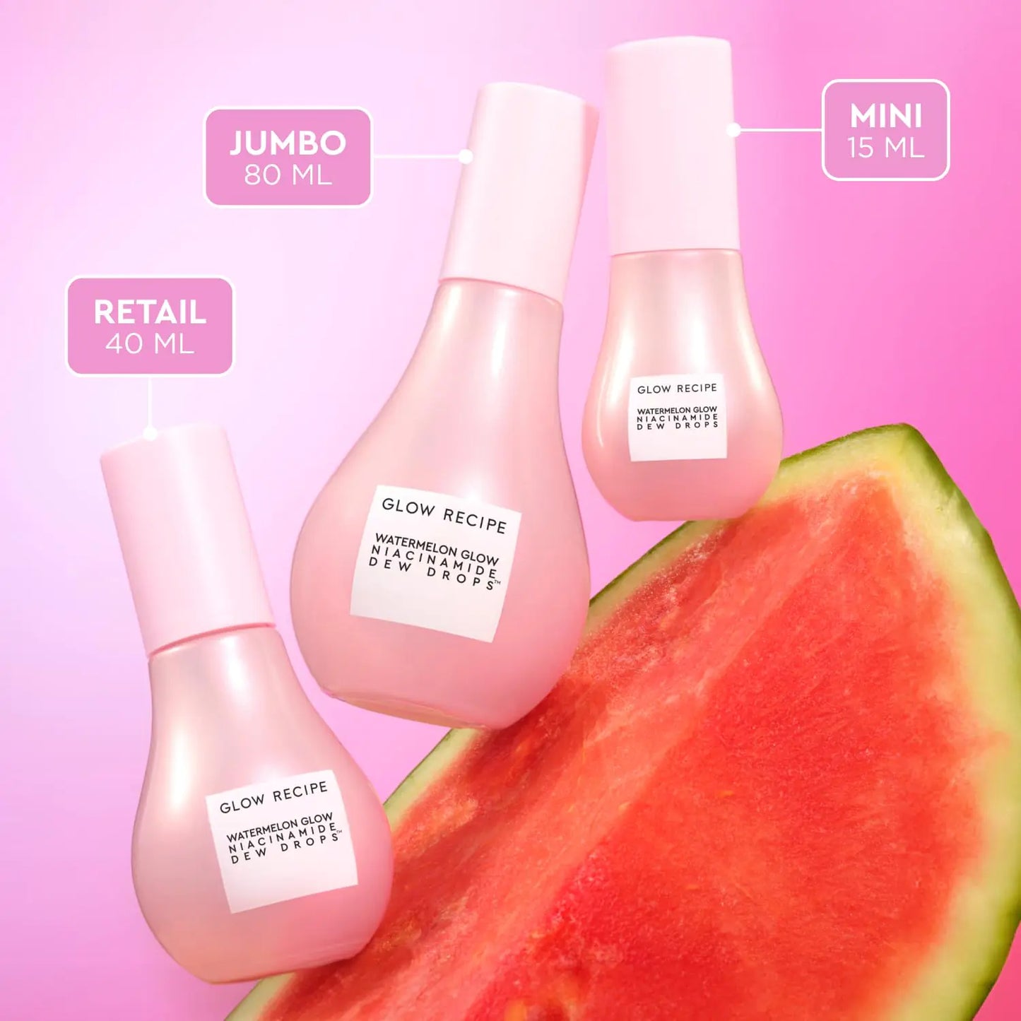 Glow Recipe Watermelon Dew Drops Face Serum - Hidratante y Iluminador