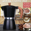 Cafetière à espresso portable octogonale