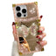 AuroiCYY Glitter Butterfly Stand Case for iPhone 15 Pro Max