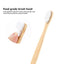 Brosse à dents en bambou naturel avec poils doux