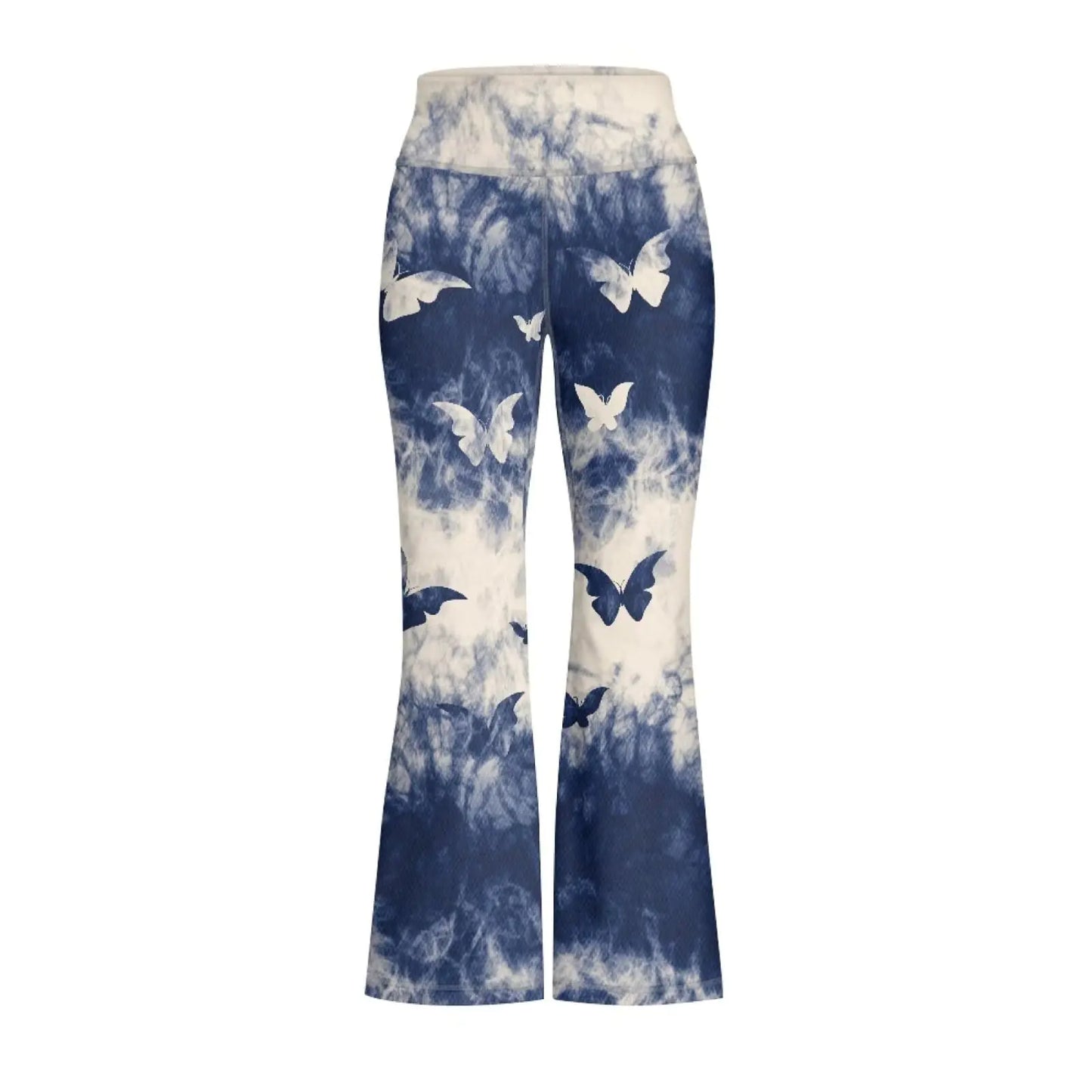 Leggings de yoga évasées à imprimé papillon Tutolipy pour filles