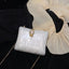 Sac de Soirée en Acrylique Blanc Perle de Luxe pour Femmes