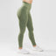 Leggings taille haute à fronces pour femmes