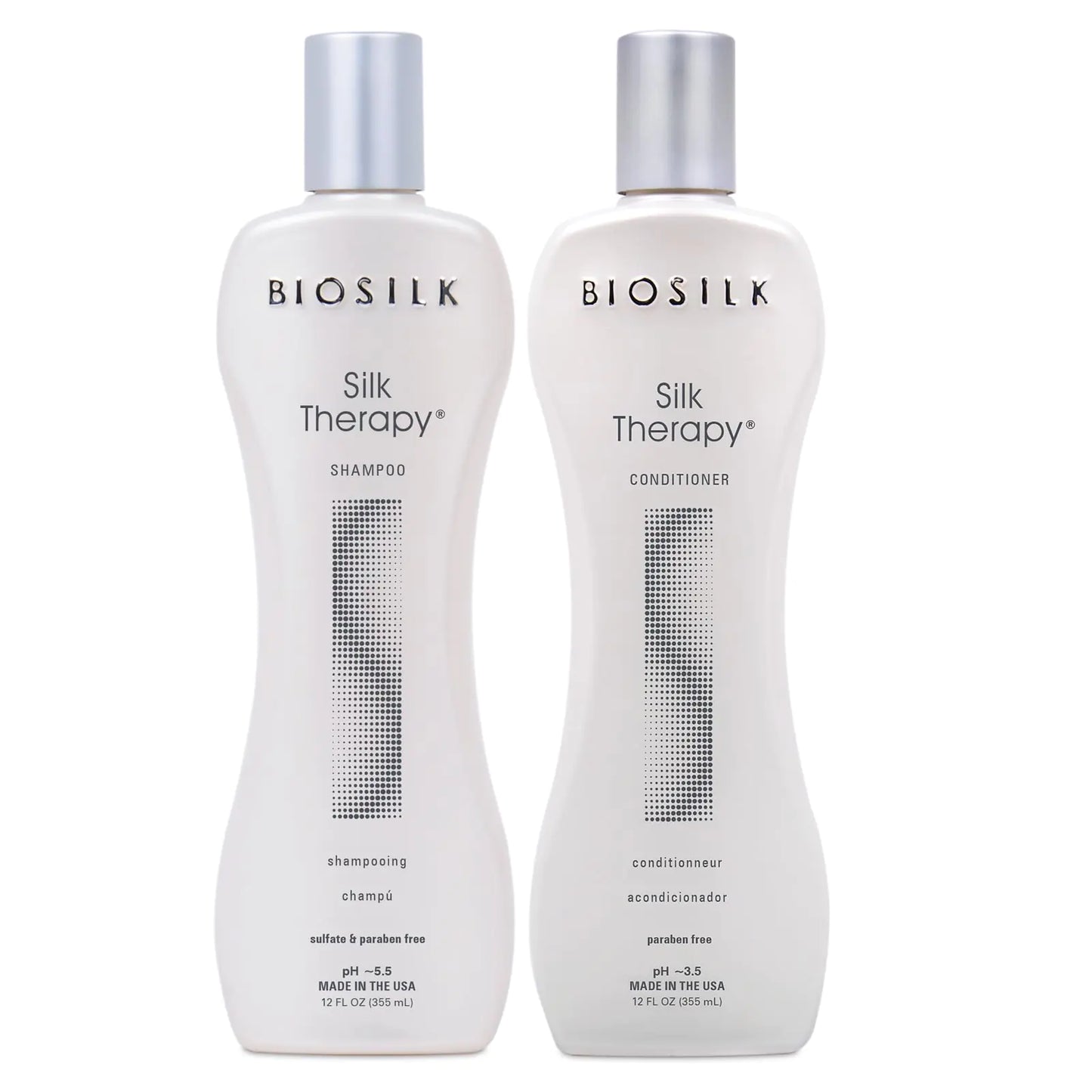 Ensemble Duo BioSilk Silk Therapy - Shampooing & Après-shampooing 12 Oz
