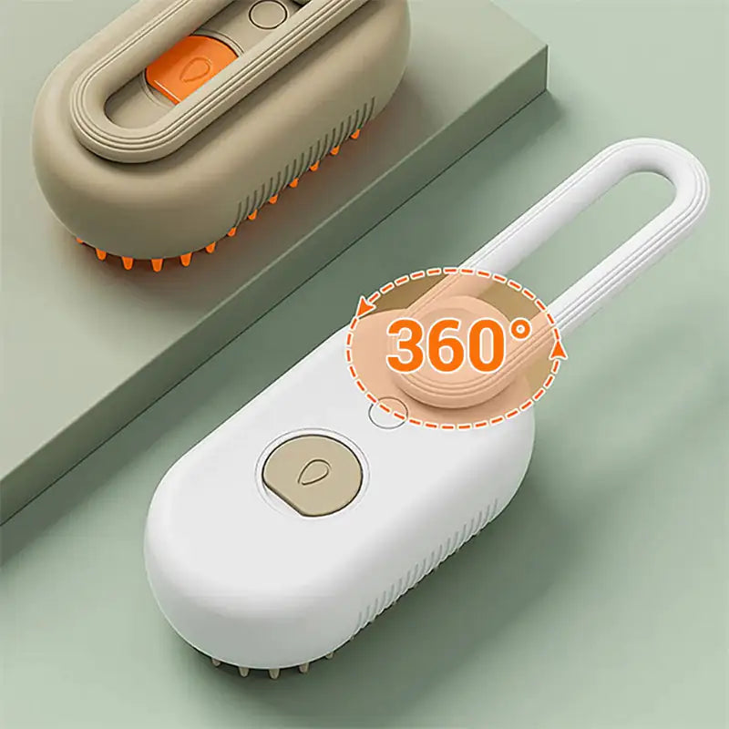 3-in-1 Electric Pet Grooming Brush with Spray Function