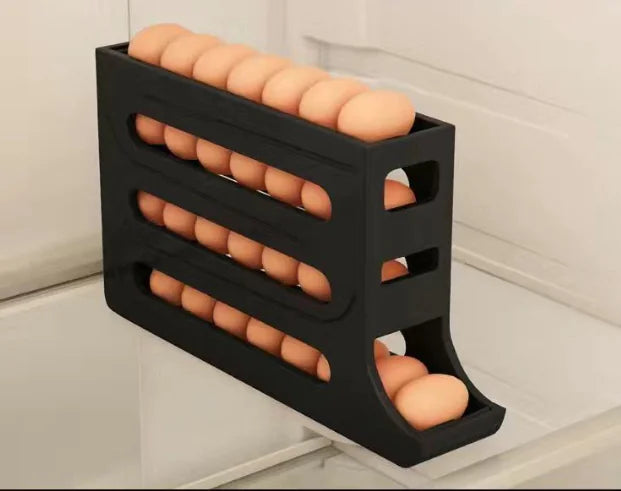 Plateau à œufs coulissant premium pour un rangement organisé