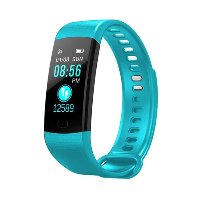 Y5 Bluetooth Smart Bracelet Heart Rate activity fitness tracker Blood Pressure Sport Band Electronic Wristband For Women Men - Korvel