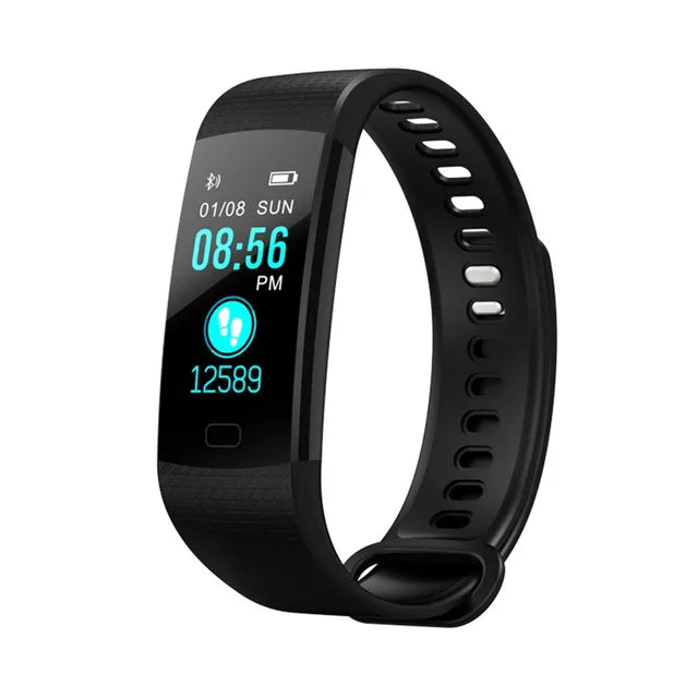 Y5 Bluetooth Smart Bracelet Heart Rate activity fitness tracker Blood Pressure Sport Band Electronic Wristband For Women Men - Korvel