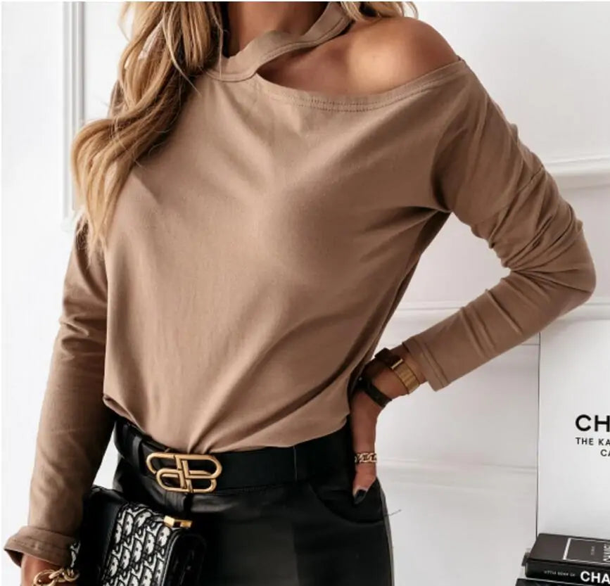 Suéter Elegante de Cuello Redondo para Mujeres Modernas