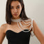 Elegant Multi-Layer Tassel Pearl Shoulder Chain