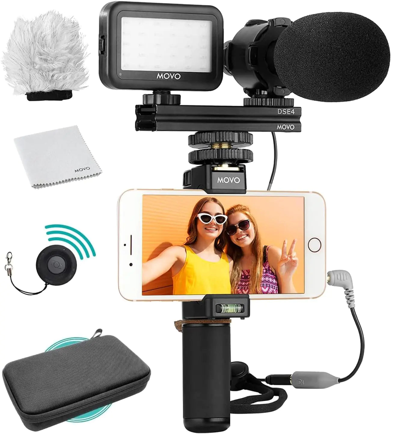 Movo Vlog Kit V7 - Kit de Vlogging Smartphone Premium
