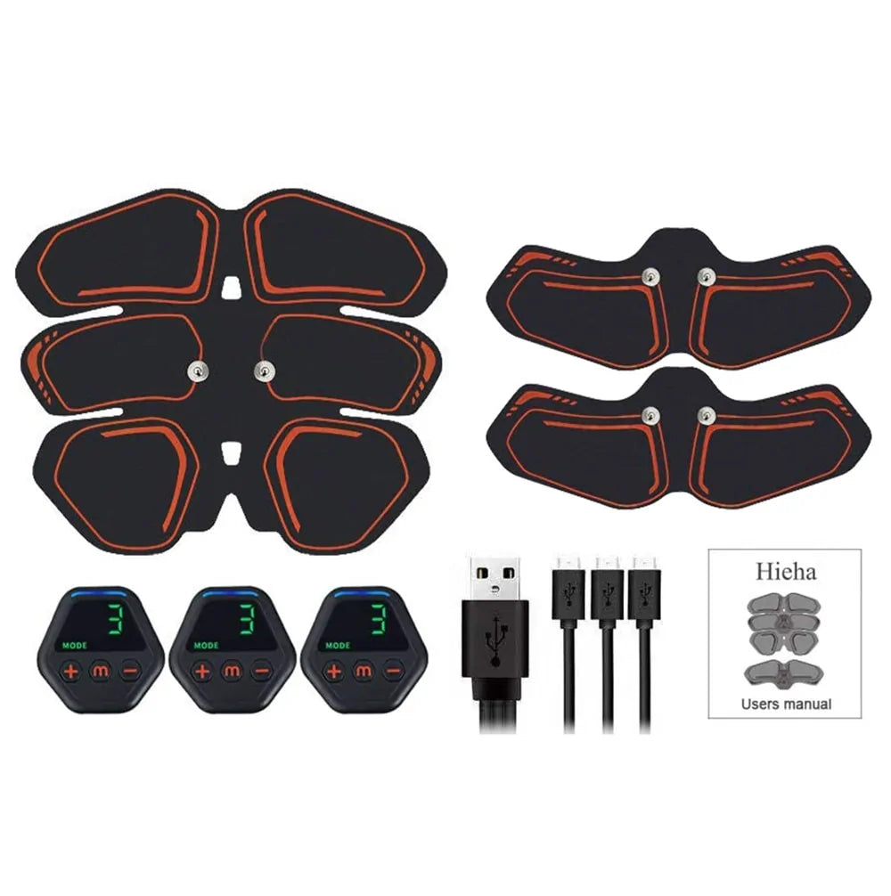 EMS Abdominal & Hip Trainer: USB Fitness Gear for Home Gym