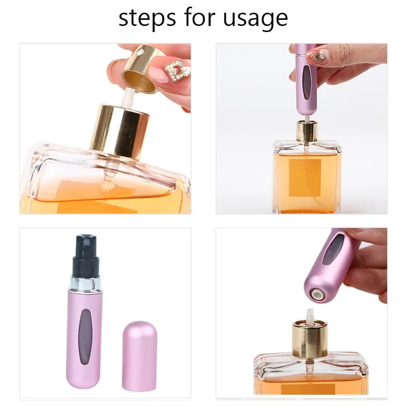 Elegant Perfume Spray Bottle - 5ml & 8ml Options