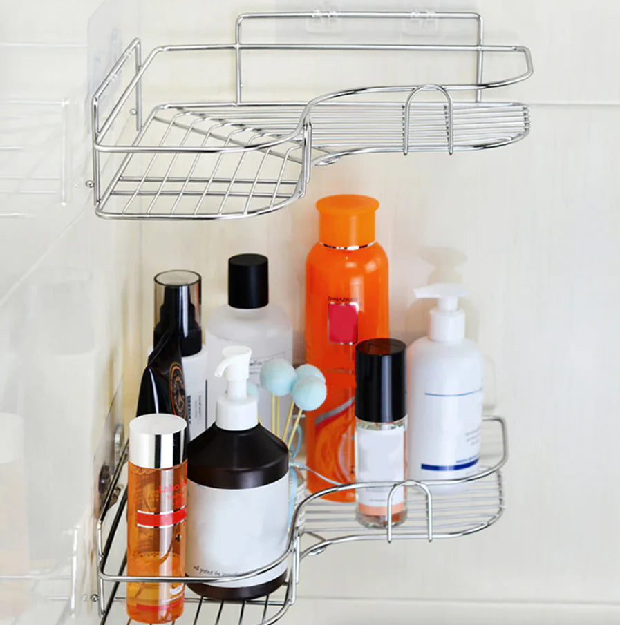 Triangular Shower Caddy Shelf - Premium Bathroom Organizer