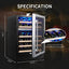 SOTOLA Refrigerador de Vino de Doble Zona de 24" - 46 Botellas