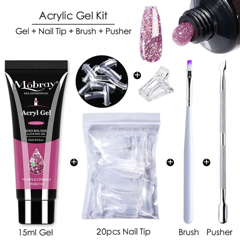 Nail Quick Building Crystal Gel - Premium Nail Art Solution