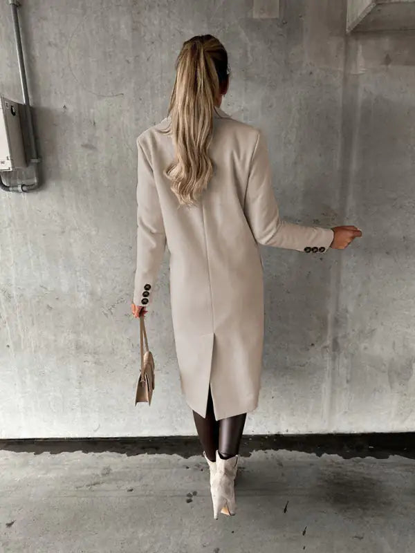 Elegant Business Casual Overcoat for Women