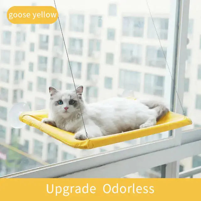 Hamac suspendu pour chat avec ventouses
