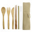 Luxury Bamboo Cutlery Set for Elegant Dining