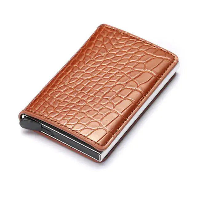 Porte-cartes en cuir pour homme premium avec protection RFID
