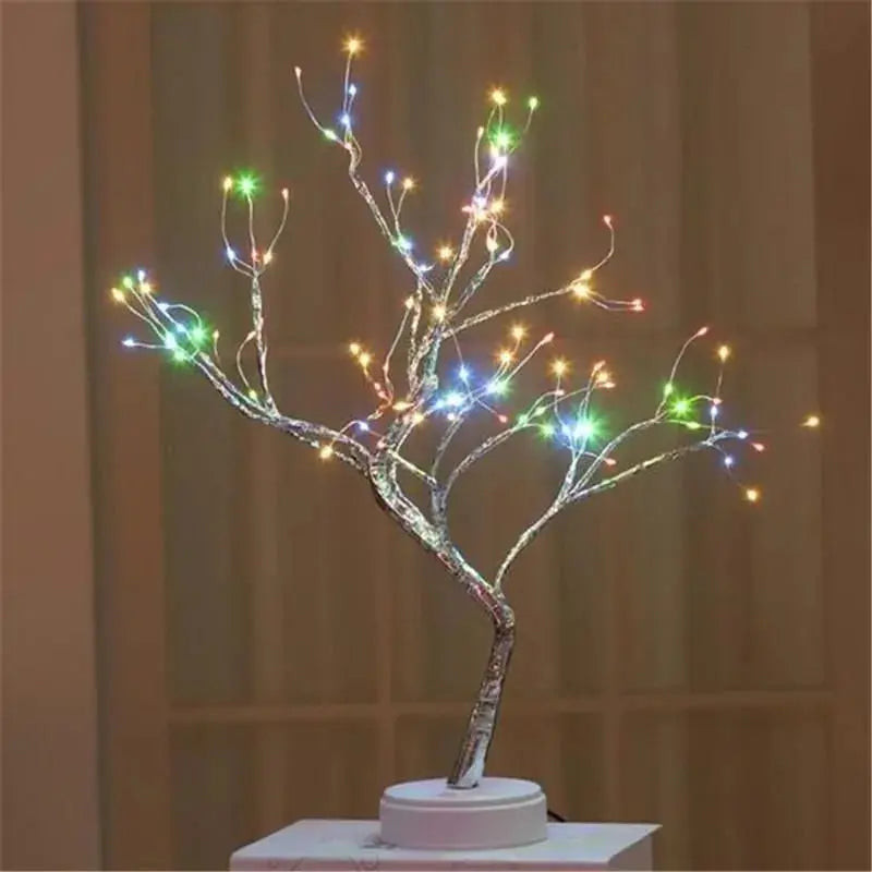 Arbre de Noël en Fil de Cuivre - Décor de Fête Élégant