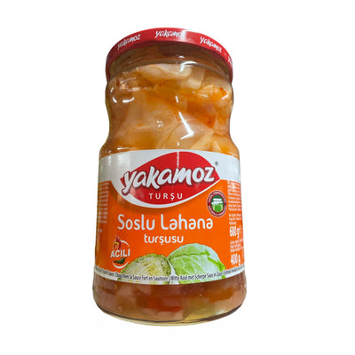 Yakamoz Cabbage Hot Sauce 680 g (24 oz) – Spicy Pickled Cabbage
