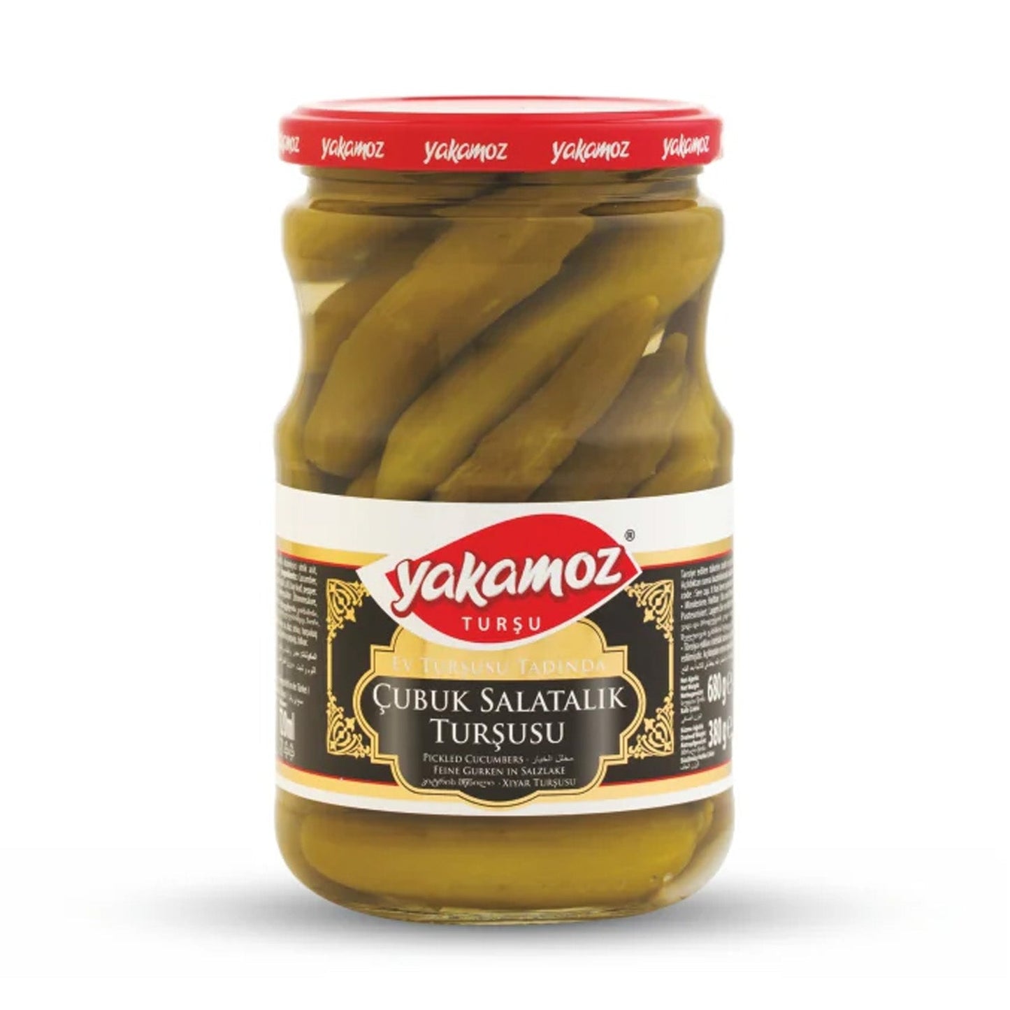 Yakamoz Çubuk Pickle 680 g (24 oz) – Traditional Turkish Pickles