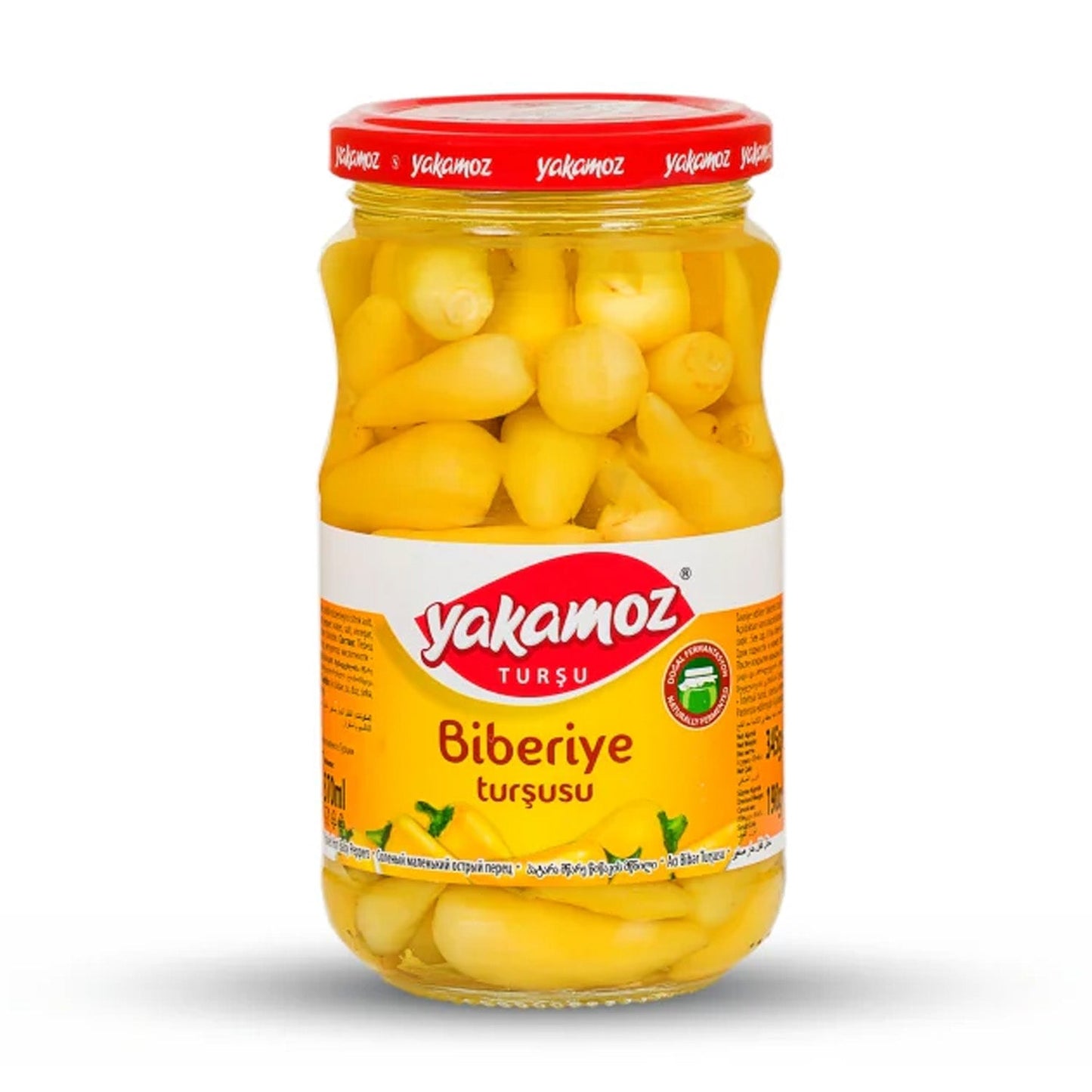 Yakamoz Hot Baby Pepper Pickle 345 g (12.2 oz) – Spicy Pickled Peppers