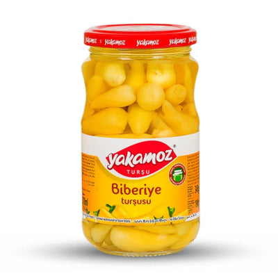 Yakamoz Hot Baby Pepper Pickle 345 g (12.2 oz) – Spicy Pickled Peppers