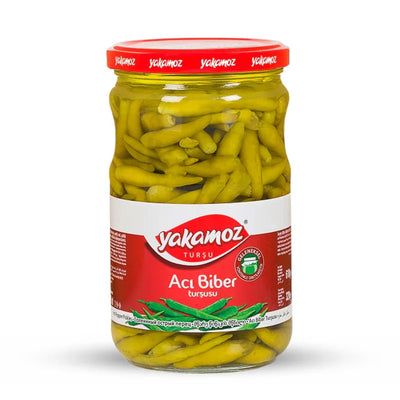 Yakamoz Hot Pepper Pickle 650 g (22.9 oz) – Spicy Pickled Peppers