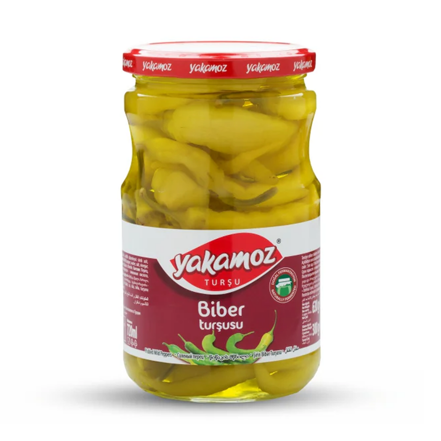 Yakamoz Mild Pepper Pickle 630 g (22.2 oz) – Mild Pickled Peppers