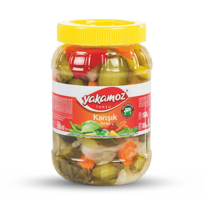 Yakamoz Mixed Pickles 1500 g (52.9 oz) – Traditional Mediterranean Mix
