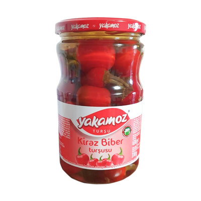 Yakamoz Red Cherry Pepper 720 ml (24.3 fl oz) – Whole Pickled Peppers