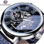 Men's Luxury Mechanical Watch with Leather Band