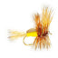 3 Pack Classic Yellow Humpy Dry Flies - Size 12 Hooks - Korvel