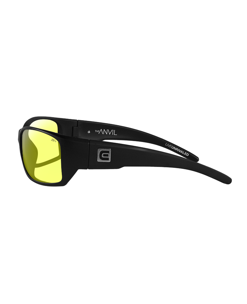 Anvil Tactical Eyewear (Black/Yellow) - Ultimate Protection - Korvel
