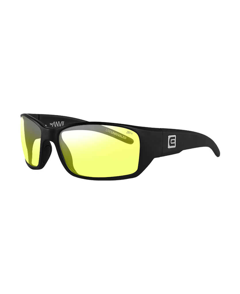 Anvil Tactical Eyewear (Black/Yellow) - Ultimate Protection - Korvel